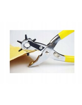 Комплект клещи за колани, кожа, перфориране, нитове, капси и винтове